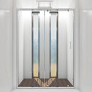 Porta Parete Doccia 110 cm 1 Anta Scorrevole in Cristallo Trasparente 6mm H195 Bonussi Giuly