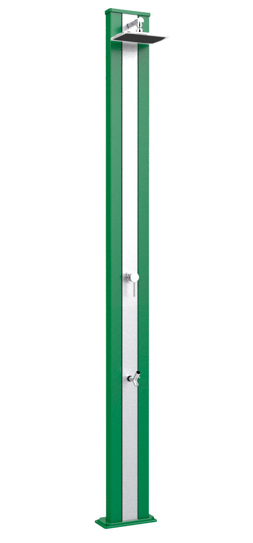 prezzo Doccia da Giardino Miscelatore Arkema Spring S Fascia Inox Verde scuro