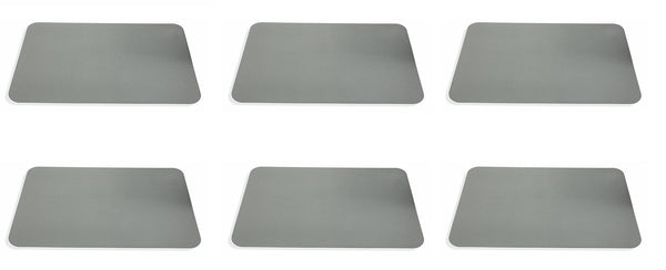 online Set 6 Tovagliette 45x30x0,2 cm in Pvc Villa d'Este Home Tivoli Texas Grigie