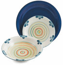 Servizio Piatti 18 Pezzi in Gres Villa d'Este Home Tivoli Baita Fiorito Multicolor