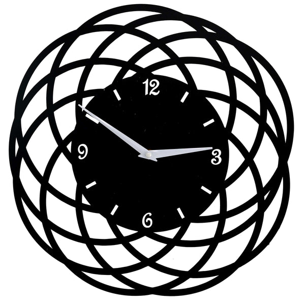 prezzo Orologio da Parete Ø40xh2 cm in Metallo Nero