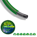 Tubo Pompa dell'Acqua da Giardino 25 Metri 1/2" 3 Strati Euro Guip Verde