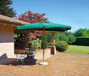Ombrellone da Giardino 3x4 m Palo Ø48 mm in Legno Vorghini De Lux Verde