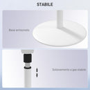 Sgabello Ergonomico e Imbottito ad Altezza Regolabile  41,5x41,5x51,5-71,5 cm con Inclinazione a 5° Grigio