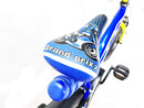 Bicicletta per Bambino 14" 2 Freni con Borraccia e Scudetto Frontale Blu