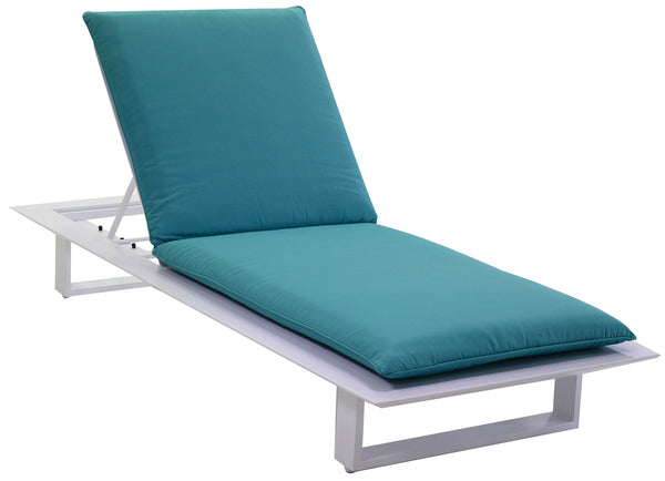 Lettino da Giardino in Alluminio Charlotte Bianco online