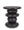 Tavolino Ø 40x45 cm Caffèblack in Legno Black