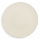 Set 6 Sottopiatti in Plastica Ø 33cm Villa d'Este Wood Bianco Lucido