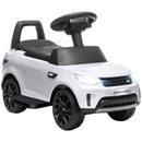 Macchina Elettrica per Bambini Licenza Land Rover Discovery 6V Velocità 3km/h Bianco 