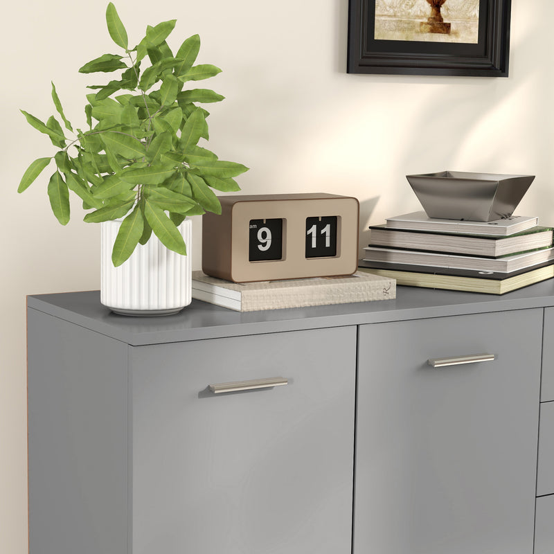 Comodino in compensato grigio Sonoma 40x35x70 cm | Leroy Merlin