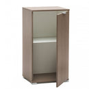 Mobiletto 1 Anta 45x38x85 h cm in Truciolare bilaminato Rovere Grigio