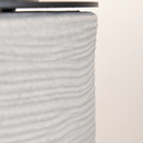 Camino a Bioetanolo Braciere da Pavimento Ø35xh55 cm per Interno ed Esterno Raffaello Corda Beige