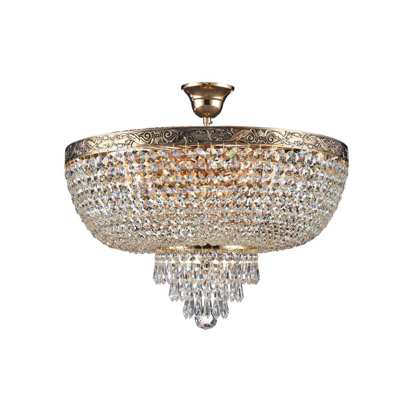 Lampadario Royal Classic in Metallo Palace Oro Antique