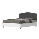 Letto Matrimoniale Grace Grigio Varie Misure