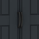 Casetta da Giardino Porta Attrezzi 161x171x210 cm in PVC Grigio/Grigio Scuro