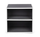 Cubo con Mensola Composite in Legno Grigio