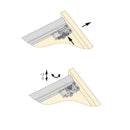 Guide a Scomparsa Slippe per Cassetti ad Estrazione Totale P340 Zincato Emuca