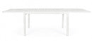 Tavolo Allungabile da Giardino 135-270x90x75h cm Pelagius Bianco