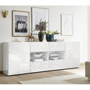 Madia Jasna 2 ante e 4 cassetti bianco