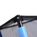 Trampolino Tappeto Elastico per Bambini Ø140x162 cm con Rete di Sicurezza Nero e Blu 