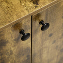 Mobile Porta Lettiera per Gatti 91x52x49,5 cm con Tiragraffi Marrone