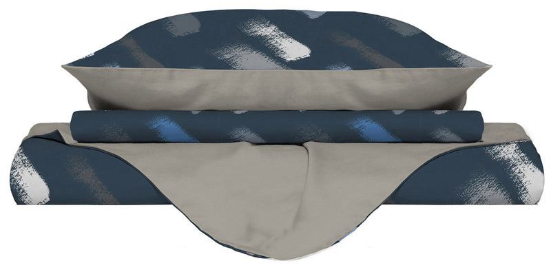 Copripiumino Double Face con Federe Stampato Gessetti