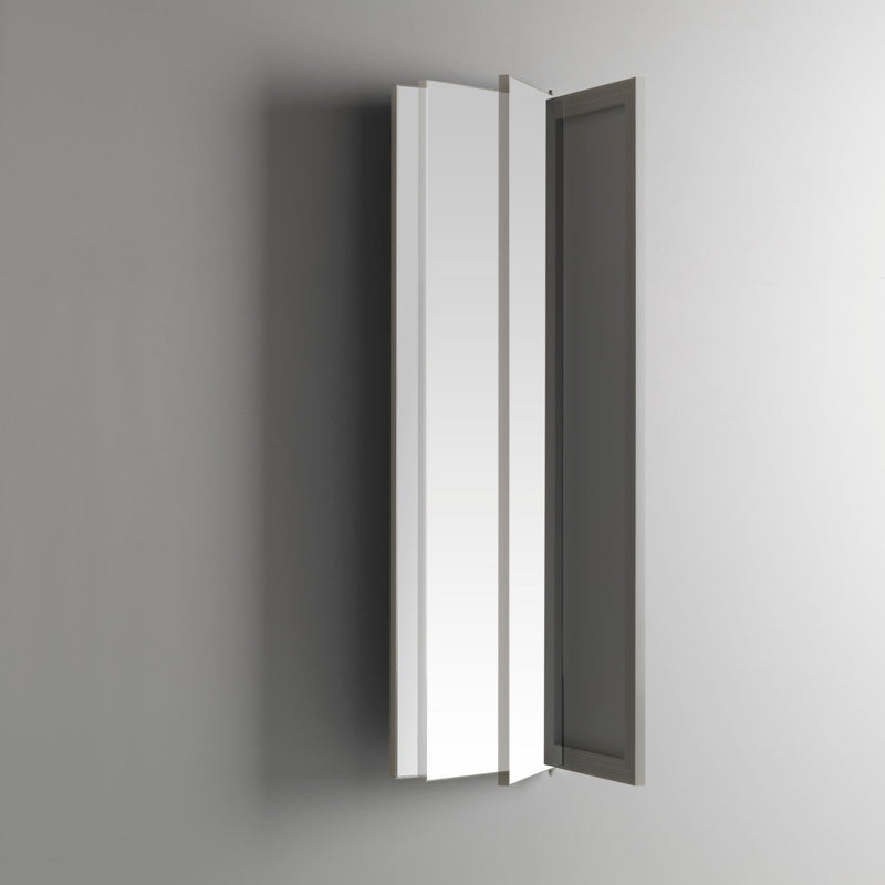 Specchio Orientabile in 48x5x140cm TFT Giro Argento
