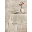 Tovaglia Rettangolare in PVC 135x180cm Villa dEste Beige
