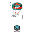 Basket Canestro Piantana Giocattolo Bambini Regolabile con Pallone e Gonfiatore