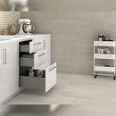 Cassetto Esterno Concept 30 Kg H138 mm P 500 Grigio Antracite Acciaio Emuca