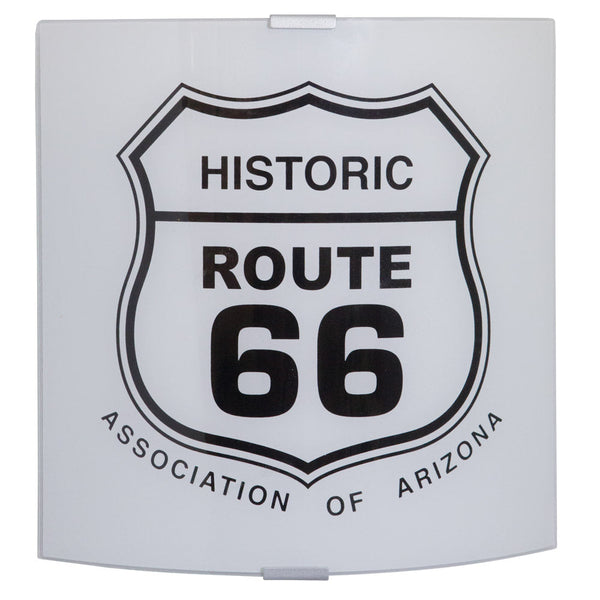 sconto Applique 1xE27 Montatura Argento Vetro Lastra Route66 E-Energy Route66