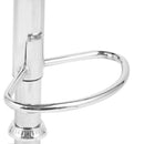 Sgabello con Braccioli Alzata a Gas e Seduta Girevole in Similpelle Vandi Nero