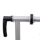 Cavalletto Supporto per Bicicletta con Piedistallo e Vassoio in Acciaio 84x75x100-160 cm 