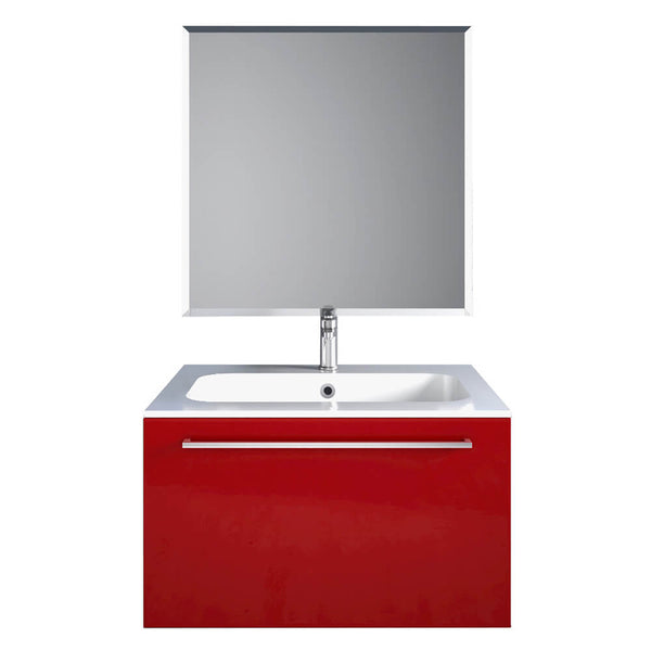 acquista Mobile da Bagno sospeso Samoa 04 Laccato Rosso TFT