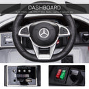 Macchina Elettrica per Bambini 12V con Licenza Mercedes GTR AMG Bianca