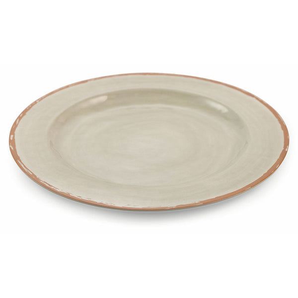 prezzo Servizio Piatti Piano 6 Pezzi in Melammina Ø 28cm Villa d'Este Baita Grigio