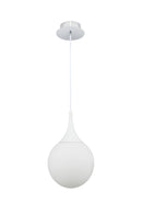 Lampada pendente Pendant in Metallo Dewdrop Bianco