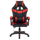 Sedia da Gaming con Led RGB Altezza Regolabile 106-116 cm in Pelle PU Rosso e Nero  