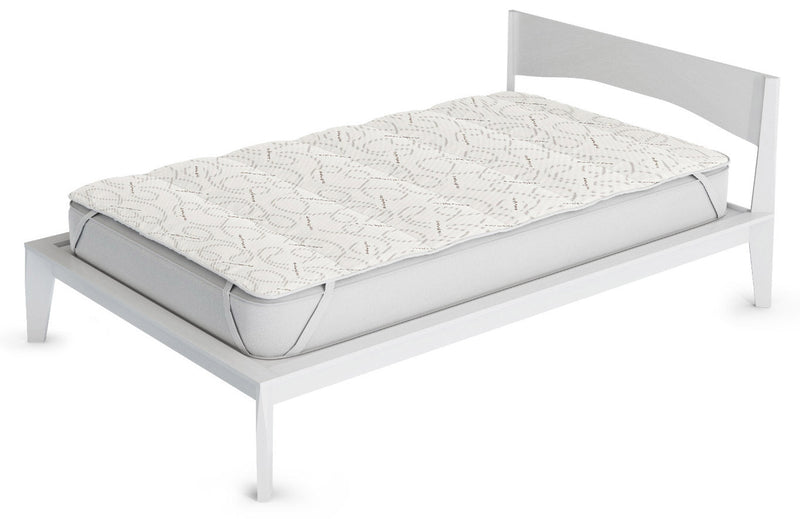 Topper Trapuntato Imbottito in Fibra di Cashmere con Elastici Tortora Varie Misure