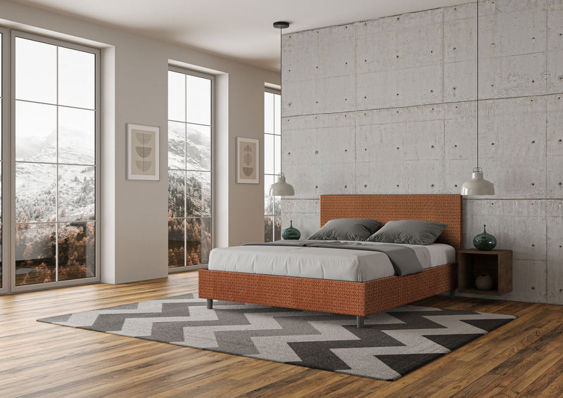 Letto Matrimoniale Adele Labirinto 04 Arancione Varie Misure