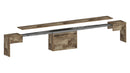Panca Allungabile 66/290x25x45 cm Pratika Singola A Acero Pereira  