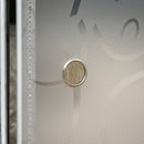 Scarpiera Modulare 145x47x196 cm Pannelli a Cubo e Triangolo in PP e Acciaio