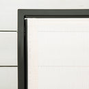Panchina Dondolo da Giardino 151x75x85 cm in Metallo e Texteline Beige