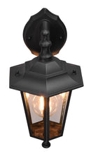 Applique da Esterno Attacco E27 in Alluminio Nero Opaco