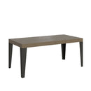  Tavolo Allungabile 180-284x90x77 cm Flame Premium Tortora Telaio Antracite