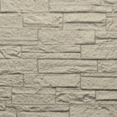 Set 12 Pannelli Decorativi Area 8,6 mq 120x60x2,5 cm Rivestimento Murale Effetto Mattoni in Pietra 3D in PU Greige Tortora