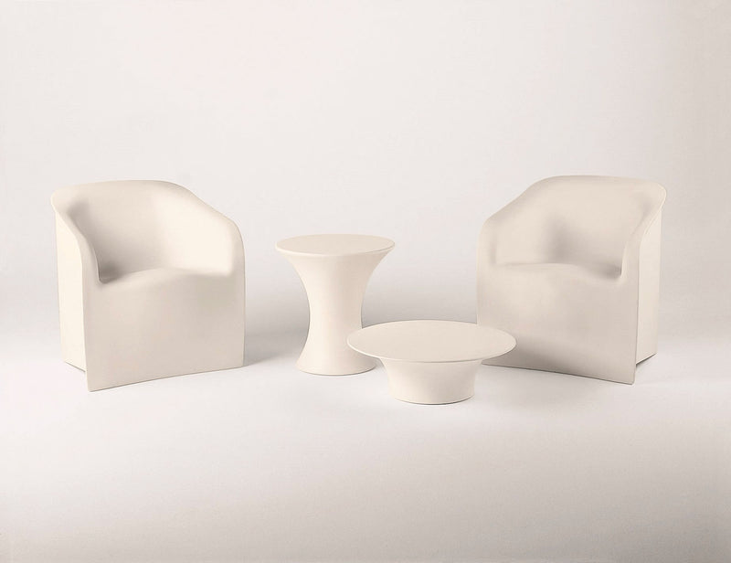 Tavolino da Giardino Componibile Ø37x47 cm in Resina Arkema Olimpo Antracite