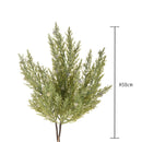 Set 4 Erica Artificiali con 3 Diramazioni Altezza 50 cm Verde