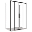 Box Doccia 3 Lati 2 Ante Scorrevoli in Cristallo Trasparente 6mm H195 Bonussi Eliane Varie Misure