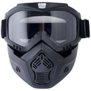 Occhiali per Moto con Mascherina Lenti Trasparenti CGM Mask 740M